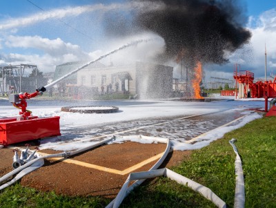 На КАЭС испытали роботизированный комплекс противопожарной защиты  - новости ТИА