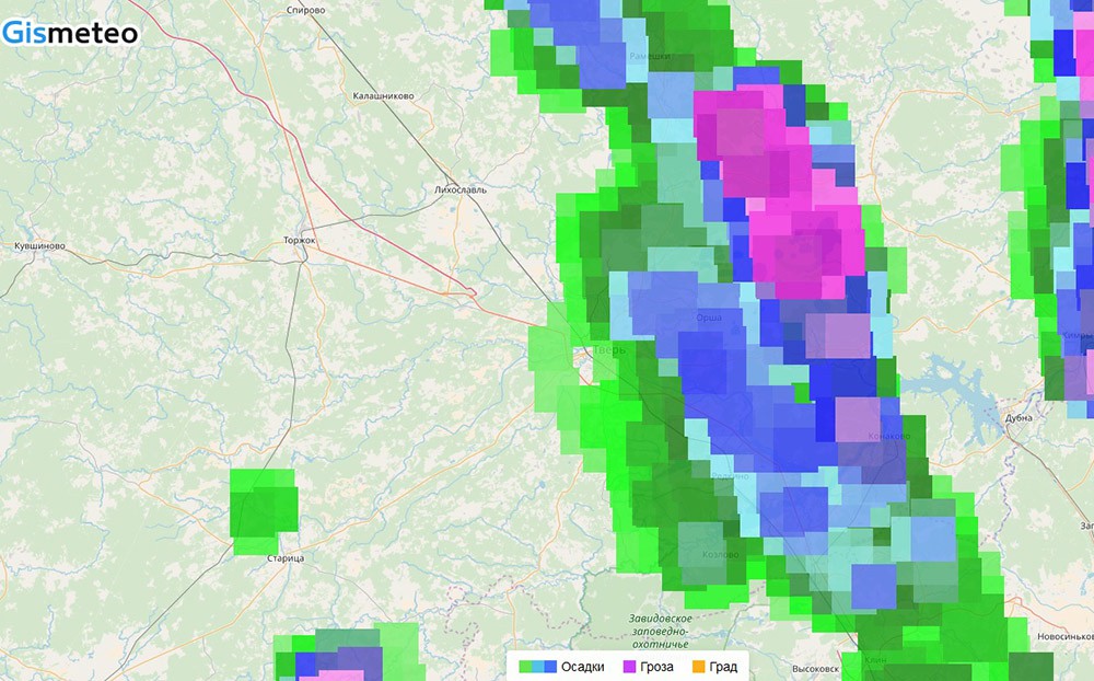 Карта спирово тверской области