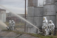 На ТЭЦ-3 пожарные по легенде тушили пожар в хранилище мазута  - новости ТИА