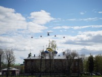  9 мая над Тверью пролетели  самолёты и вертолеты - участники Парада Победы в Москве  - новости ТИА