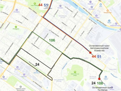 В Твери на проспекте Победы изменили схему движения автобусов - новости ТИА