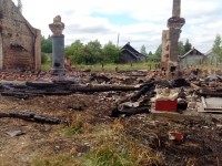В Ржевском районе дотла выгорел заброшенный Дом культуры - новости ТИА
