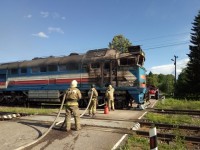 В Тверской области загорелся тепловоз - новости ТИА