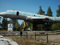 В Кимрах на самолёте-памятнике ТУ-124 демонтировали крылья - Новости ТИА