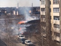 В Мамулино подожгли траву возле припаркованных машин - Новости ТИА