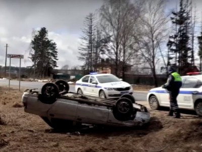 Опубликовано видео погони за пьяным водителем в Тверской области - Новости ТИА