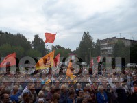 Окраина города, неработающие микрофоны, лозунги"Позор! Долой! Даёшь!" - в Твери прошёл митинг против пенсионной реформы - Новости ТИА