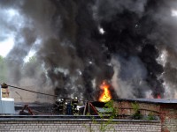 В Твери горит трамвайное депо на площади Капошвара - Новости ТИА