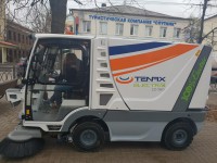 Впервые улицы Твери подметали и убирали электромобили - Новости ТИА
