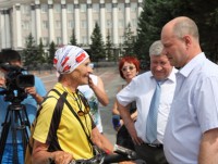 Тверская велосипедистка Юлия Михайлюк добралась до Улан-Удэ - Новости ТИА