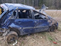 Женщина-водитель получила травмы после съезда на машине в кювет - Новости ТИА