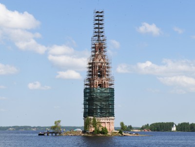 В Калязине полным ходом идет реставрация колокольни Николаевского собора - Новости ТИА