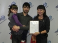 В ТИА турфирма "Ника" вручила победителям конкурса "Новогоднее настроение" сертификат на приобретение путёвки - новости ТИА