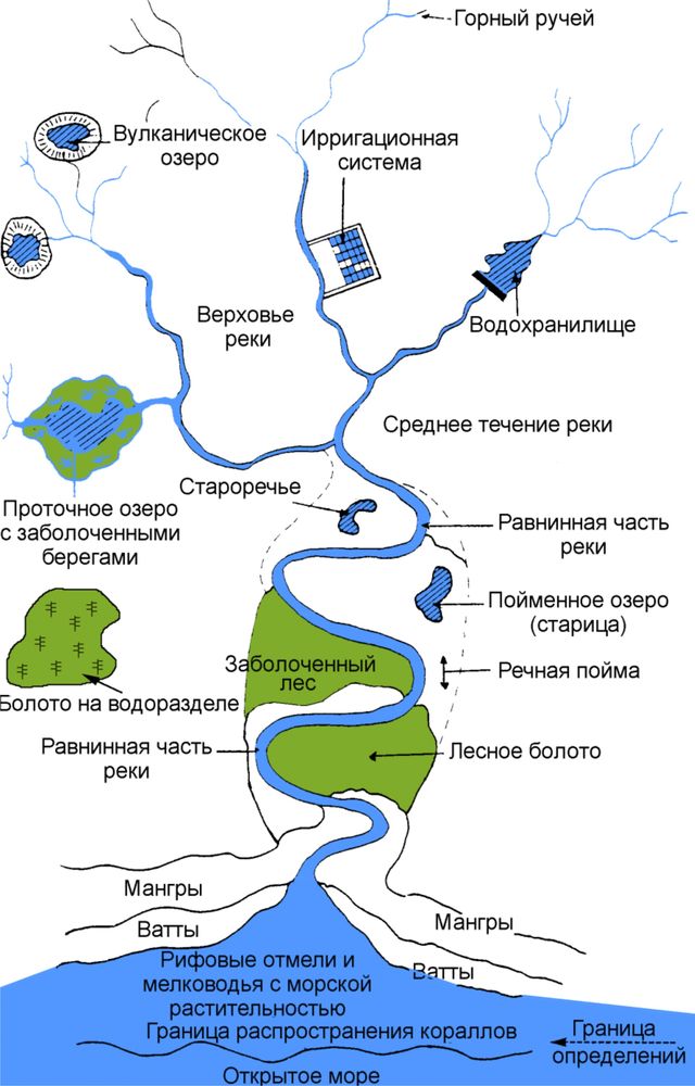 Карта водных объектов