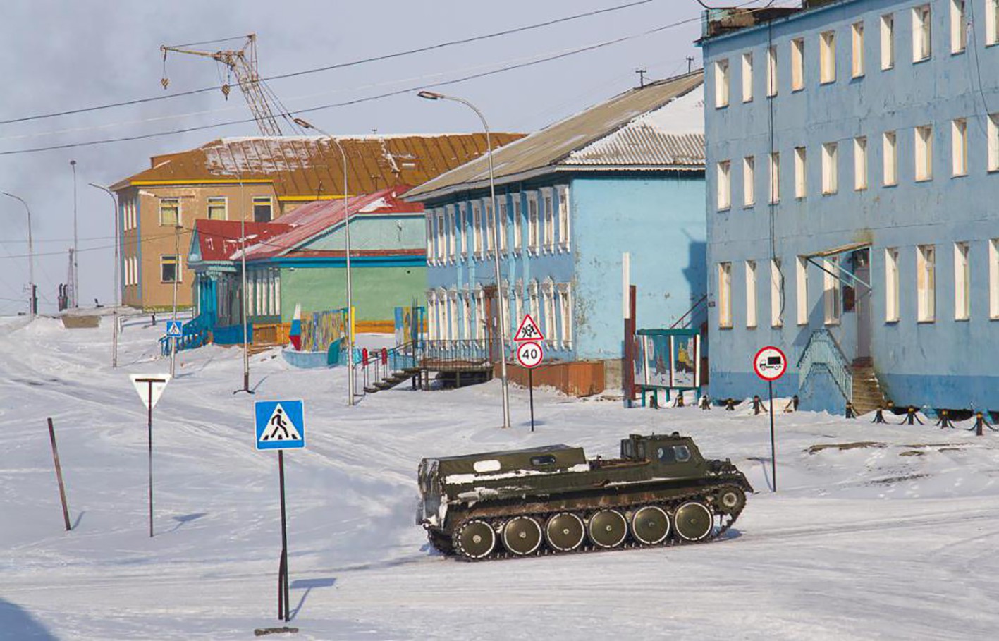 Тундра поселок Тикси