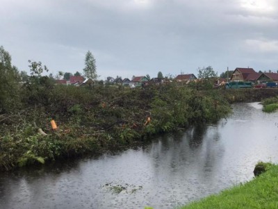 В Андреаполе начали расчистку русла реки Городня после стихии - новости ТИА