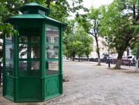 На бульваре Радищева установлен первый киоск, стилизованный под старину - Новости ТИА