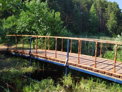 Жители Тверской области своими руками построили мост - Новости ТИА