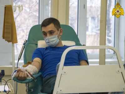 Сотрудники МЧС Тверской области стали донорами крови - новости ТИА