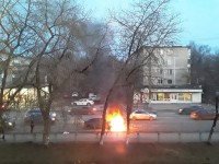 В Твери в результате аварии сгорела иномарка - Новости ТИА