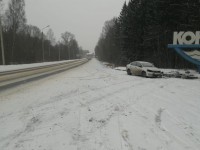 В Тверской области  автомобиль врезался в дорожное ограждение - новости ТИА