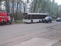 В Твери загорелся автобус - Новости ТИА