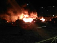 Ночью в Твери массово горели автомобили - Новости ТИА