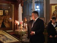 Игорь Руденя встретил Рождество в ржевском храме - новости ТИА