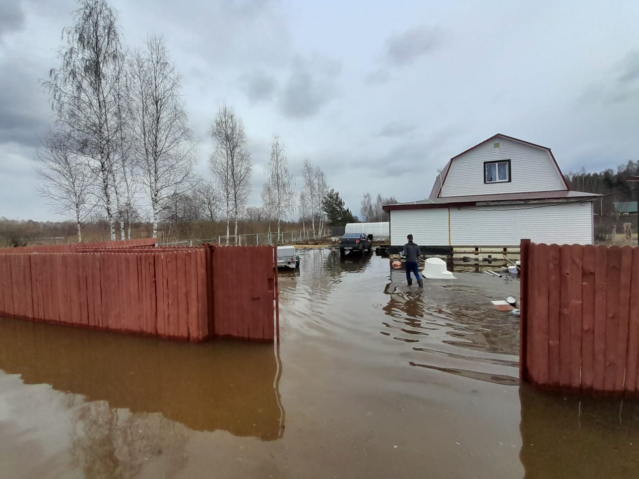 В Калининском районе половодье затопило больше 100 участков и пришли  мародёры | 17.04.2022 | Тверь - БезФормата