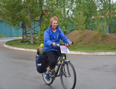 Спустя месяц 74-летняя велопутешественница из Твери Юлия Михайлюк добралась до Тюмени - Новости ТИА