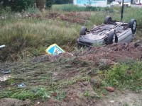 В Тверской области машина съехала в  кювет и перевернулась - Новости ТИА