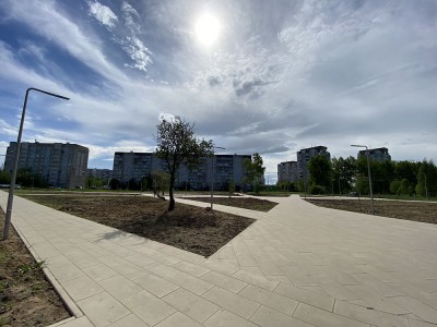 В Южном обустраивают новый сквер с фонтаном - Новости ТИА