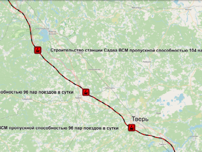 Опубликован проект высокоскоростной магистрали через Тверскую область - Новости ТИА