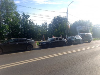 На набережной в Твери столкнулись четыре автомобиля - новости ТИА
