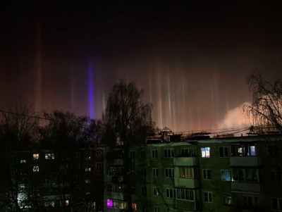 Жители Твери сделали фото световых столбов - Новости ТИА