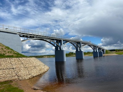 В Завидово достроили пешеходный мост и водозаборный узел - Новости ТИА