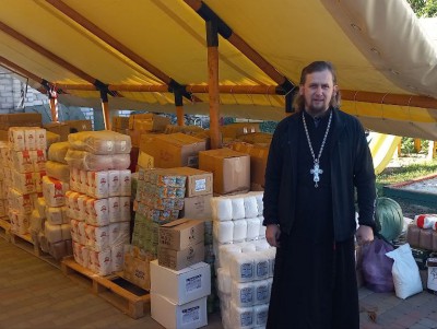 В храм Лисичанска доставили 5 тонн гуманитарной помощи от Тверской епархии - новости ТИА