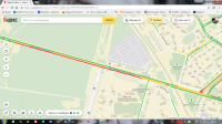 Яндекс-Карта по перекрытию части Путепровода ОЖД - Горбатого Моста