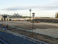 В Твери продолжается реконструкция стадиона "Химик" - новости ТИА