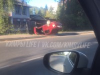 В Кимрах по вине пьяной женщины опрокинулся автомобиль  - Новости ТИА
