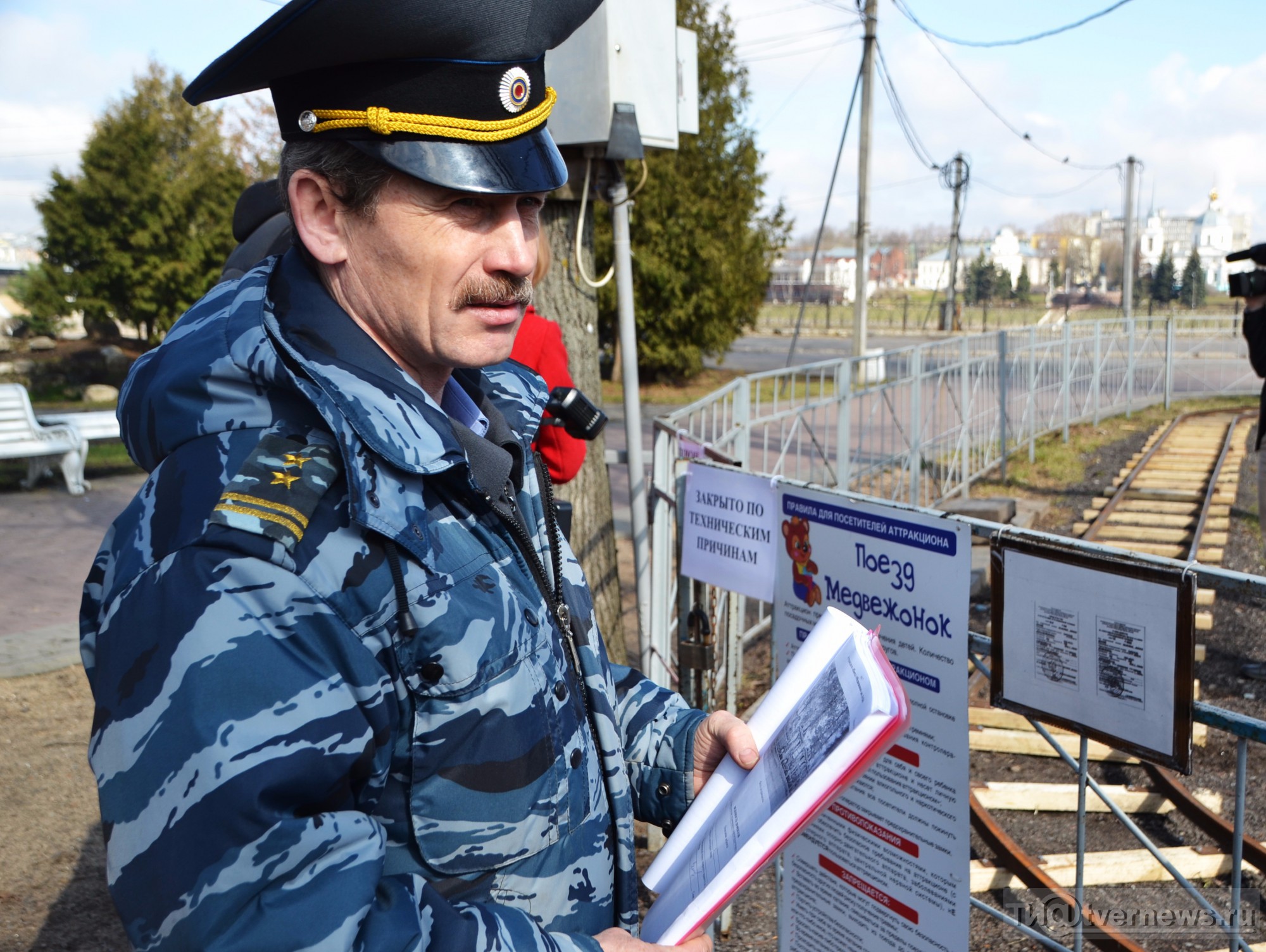 Гостехнадзор проверяет аттракционы в тверском Городском саду