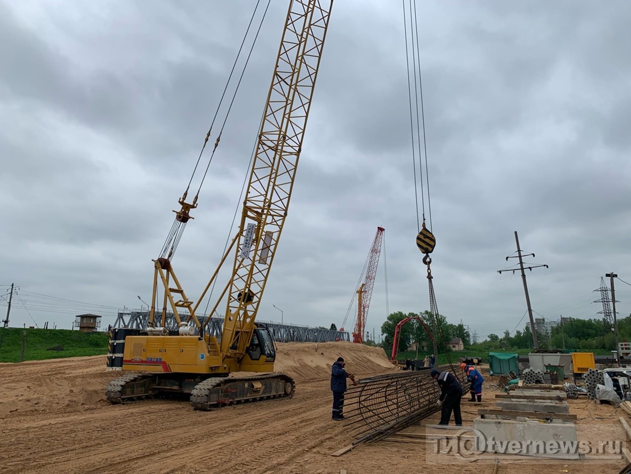 строительство западного моста в твери