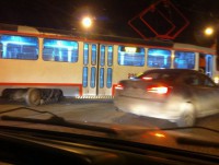 Очередной дрифт трамвая в Твери - Новости ТИА