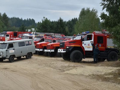 Пожарные из Тверской области помогают тушить пожар на Рязанщине - Новости ТИА
