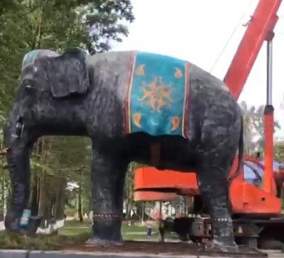 В поселке Кимрского района установят четырехметровую скульптуру слона - новости ТИА