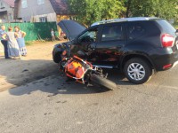 Под Тверью произошло двойное ДТП: на пешехода отбросило мотоцикл  - Новости ТИА