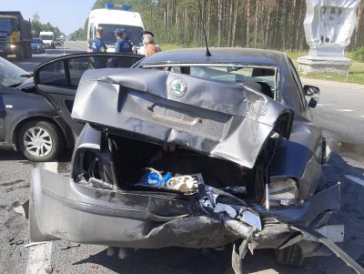 В Тверской области при столкновении трех машин пострадала пенсионерка - Новости ТИА