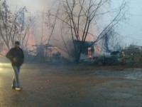 В Тверской области сгорел дотла расселенный дом - Новости ТИА