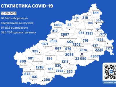Новые случаи коронавируса выявили в 25 районах Тверской области - новости ТИА