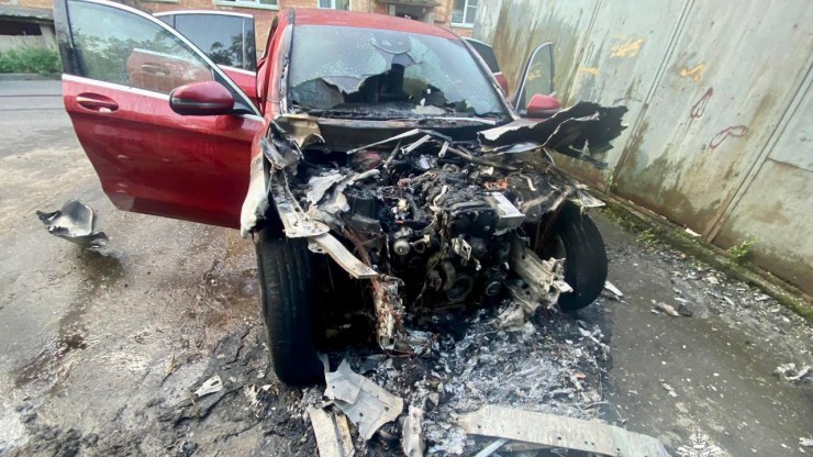Дознаватели МЧС выяснили, почему рано утром горел автомобиль во Ржеве - новости ТИА